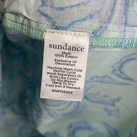 Sundance | Faron Aqua Print Top - Picture 7 of 8